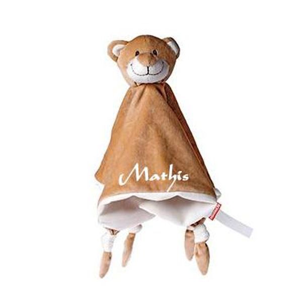 Doudou ourson brode personnalise expedition en 24H 48H Boutique Swaagshirt