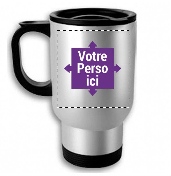 Mug café isotherme personnalisé publicitaire