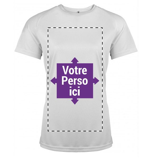 T shirt sport personnalis femme Exp 24h Boutique Swaagshirt