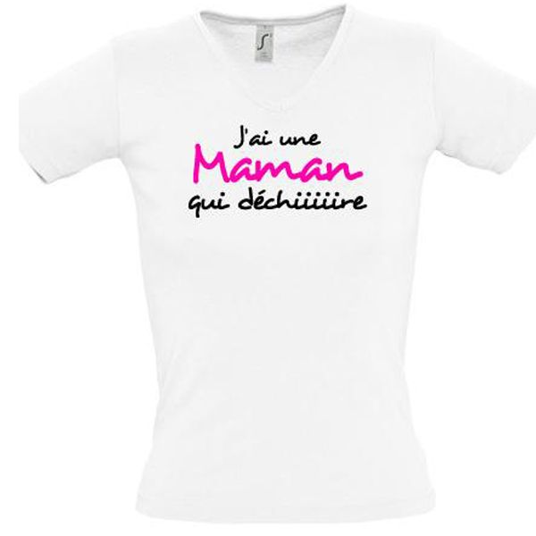 Tee shirt fêtes des mères - La femme parfaite est - personnalisable