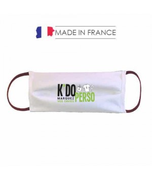 Masque barrière personnalisé AFNOR Made in France