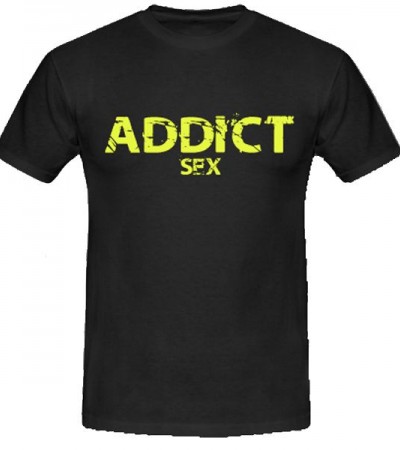 T-shirt "Addict Sex" personnalisable