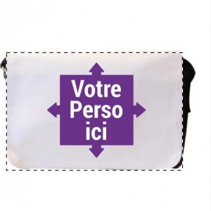 Besace personnalisée grand modèle