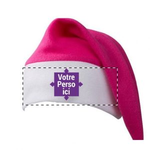Bonnet père Noël personnalisé