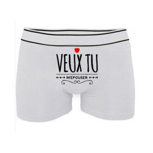 Boxer "Veux tu m'épouser ?"