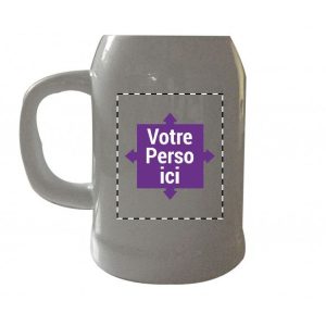 Chope à bière personnalisée