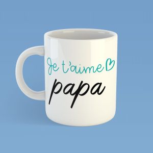 Mug, tasse je t'aime papa