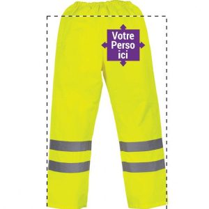 Pantalon haute visibilité imperméable