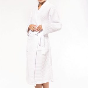Peignoir de bain à broder