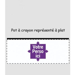 Pot à crayon personnalisé
