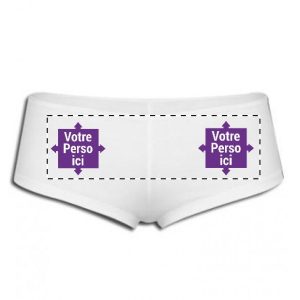 Shorty personnalisé pour femme