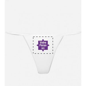 String personnalisé pour femme