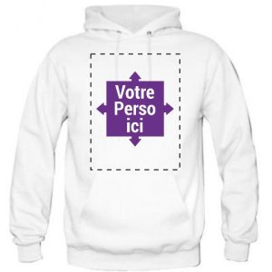 Sweat capuche personnalisé homme