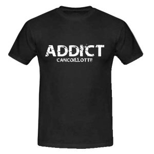 T-shirt "Addict cancoillotte" personnalisable