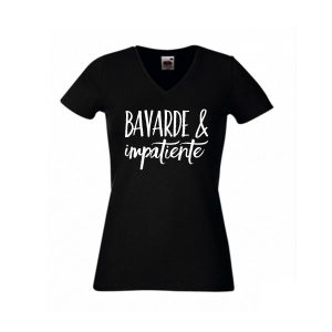 T-shirt bavarde et impatiente
