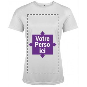 T-shirt de sport femme personnalisé