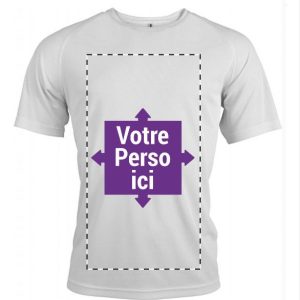 T-shirt de sport personnalisé pour homme