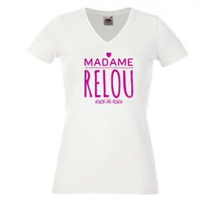T-shirt humoristique madame relou