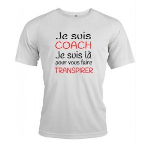 T-shirt je suis Coach