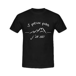 T-shirt j'peux pas j'ai ski