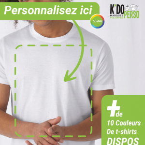 T-shirt personnalisé homme manche courte léger