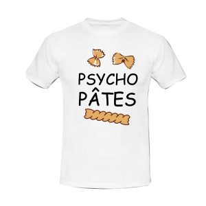 T-shirt psycho pâtes