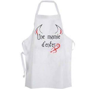 Tablier de cuisine une mamie d'enfer