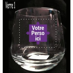 Verre à whisky gravé